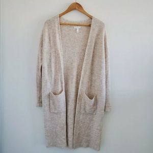 Leith Long Relaxed Fit Sweater Cardigan